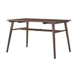 テーブル　ダイニングテーブル　食卓机　シンプルデザイン　作業台　ディスプレイ　ルームガーデン　ホワイトオーク無垢材　オイル塗装　BRN/ブラウン色