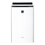 シャープ 加湿 空気清浄機 KI-SX100-W プラズマクラスター NEXT(50000) COCORO AIR搭載 フィルター自動掃除 おすすめ畳数 23畳 大容量加湿 1000mL/h