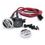 2 LED Roo полет машина для 1/10 такой же ось свет гусеничный ход грузовик 