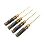  чёрный золотой цвет шестигранный ключ 4 шт. комплект 1.5*2*2.5*3mm