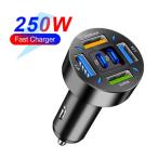 no2 250W QC3.0 прикуриватель гнездо 12V автомобиль зарядное устройство штекер зарядное устройство 