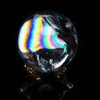 パワーストーン 天然石 虹入りヒマラヤ水晶丸玉25mm t317-3609