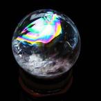 パワーストーン 天然石 虹入りヒマラヤ水晶丸玉 28mm  t317-5090