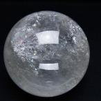 パワーストーン 天然石 虹入りヒマラヤ水晶丸玉 75mm  t62-15936