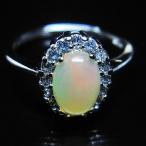 パワーストーン天然石プレシャスオパール指輪t674-2912