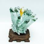 パワーストーン 天然石 緑水晶 グリーンクォーツ クラスター t802-5370