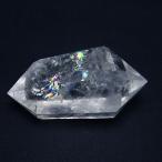 ショッピング天然石 パワーストーン 天然石 虹入りヒマラヤ水晶ダブルポイント t98-2656