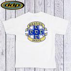 ddp プリントTシャツ エンブレム ロゴ バックプリント ワンポイント 白T フランス