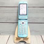 富士通 らくらくホンベーシック4 F-01G ブルー docomo 本体 白ロム B520700