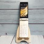 docomo SH-02L AQUOS ケータイ ゴールド 本体 白ロム SIMロック解除済み SIMフリー C893577