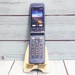 docomo 富士通 らくらくホン F-01M ネイビー 本体 白ロム SIMロック解除済み SIMフリー B421291