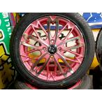 絶版★和道★桜5分咲★ピンクメタリック/ポリッシュ★ケンダ165/55R15★タント/N-BOX/サクラ/スペーシア等　4本セット