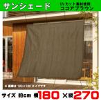  веранда глаз .. затеняющий экран, шторки от солнца ( цвет : какао Brown )180×270cm UV cut материалы использование FT серии 