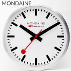 ショッピング文字盤カラー モンディーン 掛け時計 MONDAINE クロック 掛け時計 文字盤カラー:ホワイト ケースカラー:シルバー クオーツ A995.CLOCK.16SBB オフィス インテリア お祝い