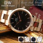 ダニエルウェリントン 腕時計 DanielWellington 時計 ダニエル ウェリントン アイコニック リンク ローズ ゴールド シルバー 36mm ホワイト