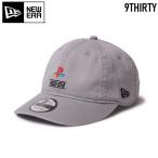 2025FW NEW ERA  9THIRTY PlayStation プレイステーション ファミリーマーク ニューエラロゴ グレー 14693416 ニューエラ PlayStation コラボ 正規取扱店