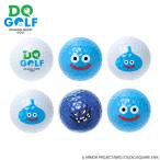 ショッピングドラクエ DQGOLF ゴルフボール ドラゴンクエスト スライム ばくだん岩 6個入り 全面印刷 SQUARE ENIX スクウェア エニックス DRAGON QUEST DQ マスコット ドラクエ