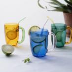 マグカップ ガラス amabro アマブロ TWO TONE GRIP MUG グリップマグ コーヒーカップ ツートーン 大容量 大きい 軽量 470ml 耐熱ガラス おしゃれ ギフト クリア