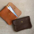 レザー ポーチ DURAM ドゥラム フラップポーチA6 24032 本革 お薬手帳ケース 通帳ケース パスポートケース 化粧 メイクポーチ ペンケース 筆箱