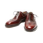 美品 サルヴァトーレフェラガモ ウィングチップ ブラウン レディース SIZE 6 Salvatore Ferragamo 中古