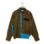 美品 カラー 長袖シャツ ドッキング 2021ss メンズ SIZE 2 kolor 中古