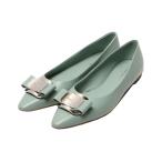 フェラガモ ニューヴァラ フラットシューズ レディース SIZE 5 FERRAGAMO 中古