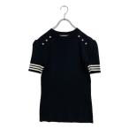 ショッピング2011 ボーダーズ アット バルコニー 半袖ニット パール BD2011-1C-41 レディース SIZE 36 BORDERS at BALCONY 中古