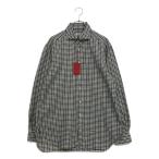 美品 キートン 長袖フランネルシャツ ギンガムチェック メンズ SIZE 42 kiton 中古