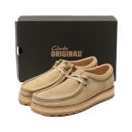  прекрасный товар Clarks спортивные туфли walla scout lo Dark Sand Suede мужской SIZE UK 9.5 Clarks б/у 