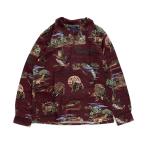 美品 ポロ・ラルフローレン 長袖シャツ POLO SPORTSMAN キャンプシャツ バーガン メンズ SIZE L POLO RALPH LAUREN 中古