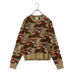 美品 バーバリー ニット 8051468 タイガーグラフィック レディース SIZE S BURBERRY 中古