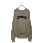 美品 ディースクエアード ダメージ加工コットンロゴニット S74HA1324 S18193 メンズ SIZE S DSQUARED2 中古