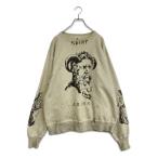 ショッピングマイケル アリーズ セントマイケル スウェット ダメージ加工 ヨゴレ加工 メンズ SIZE L ARIES×SAINT MICHAEL 中古