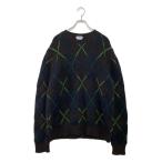 ショッピングヴェネタ ボッテガヴェネタ 長袖ニット モヘヤ混 アーガイル 665927 メンズ SIZE L BOTTEGA VENETA 中古
