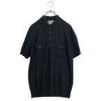 エルメス ニットポロ ブラック メンズ SIZE S HERMES 中古