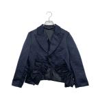 コム・デ・ギャルソン コムデギャルソン 製品染めフリルデザイン1Bジャケット 22AW RJ-J004 レディース SIZE XS COMME des GARCONS  COMME des GARCONS 中古