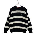 シュプリーム ニット LOOSE GAUGE STRIPE SMALL BOX SWEATER 25SS メンズ SIZE S Supreme 中古