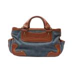 ショッピングセリーヌ セリーヌ ハンドバッグ パリマカダム デニム ブギーバッグ レディース CELINE 中古