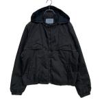プラダ レザーパイピングナイロンブルゾン メンズ SIZE 50 PRADA 中古