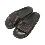ボッテガヴェネタ イントレチャート スライドサンダル メンズ SIZE 43 BOTTEGA VENETA 中古