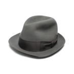 美品 ボルサリーノ ハット gray メンズ Borsalino 中古