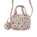 キャスキットソン 2wayハンドバッグ ショルダーバッグ 花柄 プーさん Disneyコラボ レディース  Cath Kidston 中古