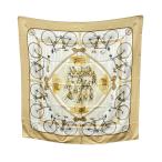 エルメス スカーフ シルク100% カレ90 LES BECANES レディース HERMES 中古