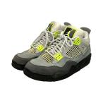 エアジョーダン ナイキ ミドルカットスニーカー ネオン エアジョーダン4 レトロ LE CT5342-007 メンズ SIZE 27.5 (L) AIR JORDAN NIKE 中古