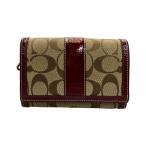 コーチ 二つ折り財布 シグネチャー レディース COACH 中古