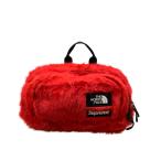  Supreme The * North * лицо сумка-пояс сумка "body" мех мужской женский Supreme THE NORTH FACE б/у 