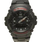 ショッピングg-shock ブラック カシオ 腕時計 G-SHOCK クオーツ ブラック G-100 メンズ CASIO 中古