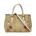 ショッピングシグネチャー コーチ 2WAY ハンドバッグ ショルダーバッグ 斜め掛け シグネチャー F73669 レディース COACH 中古