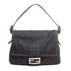  Fendi one сумка на плечо Denim серебряный металлические принадлежности man mabagetoFENDI б/у 