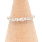 美品 リング 指輪 Pt900 ダイヤ 0.30ct ハーフエタニティ レディース SIZE 10号 中古